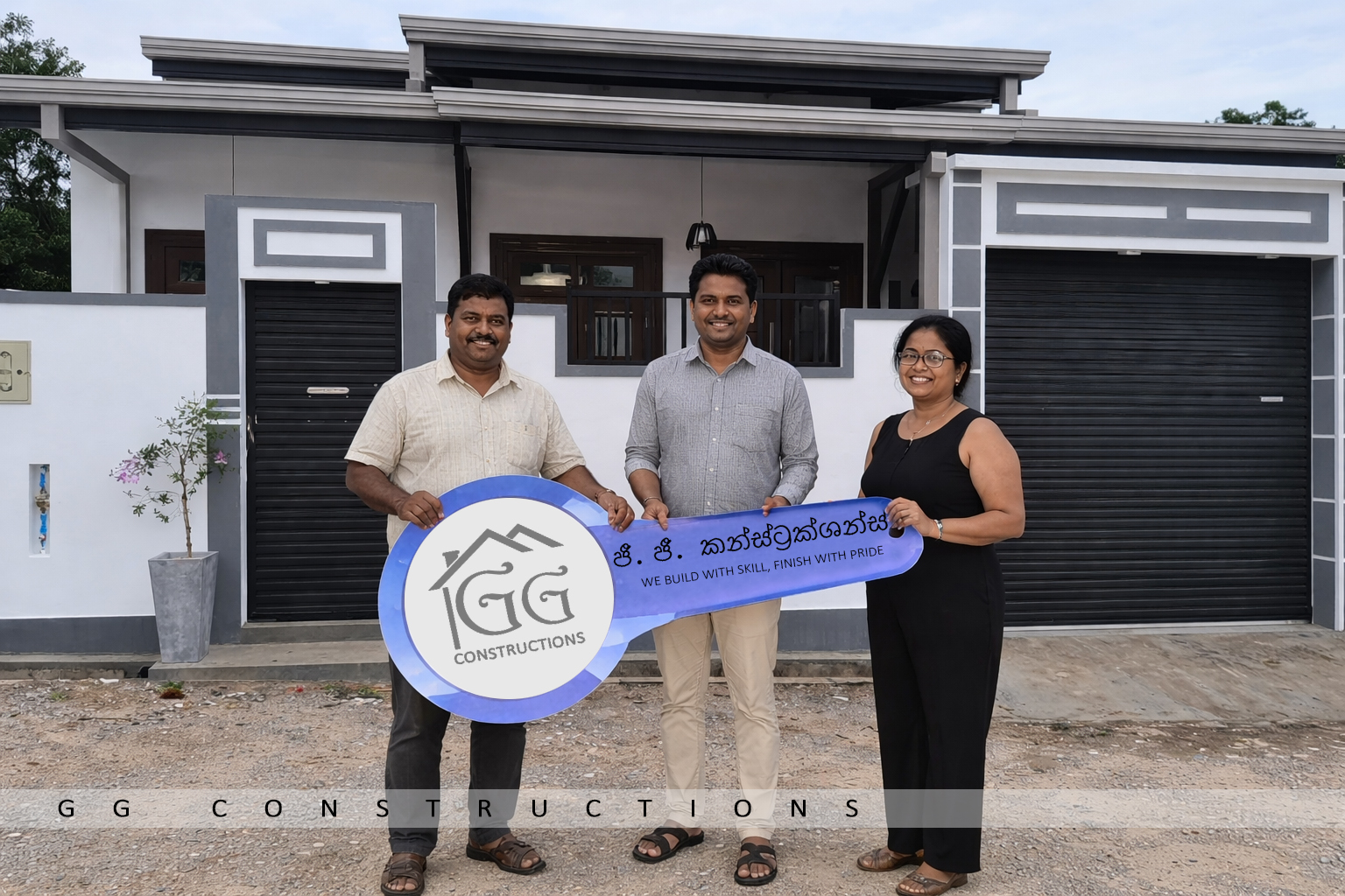 GG Constructions completed residential project