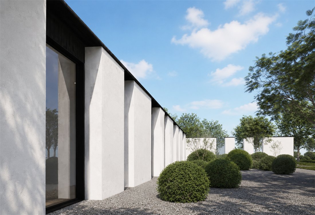 Arrival view of Luxury Boutique Hospitality Project